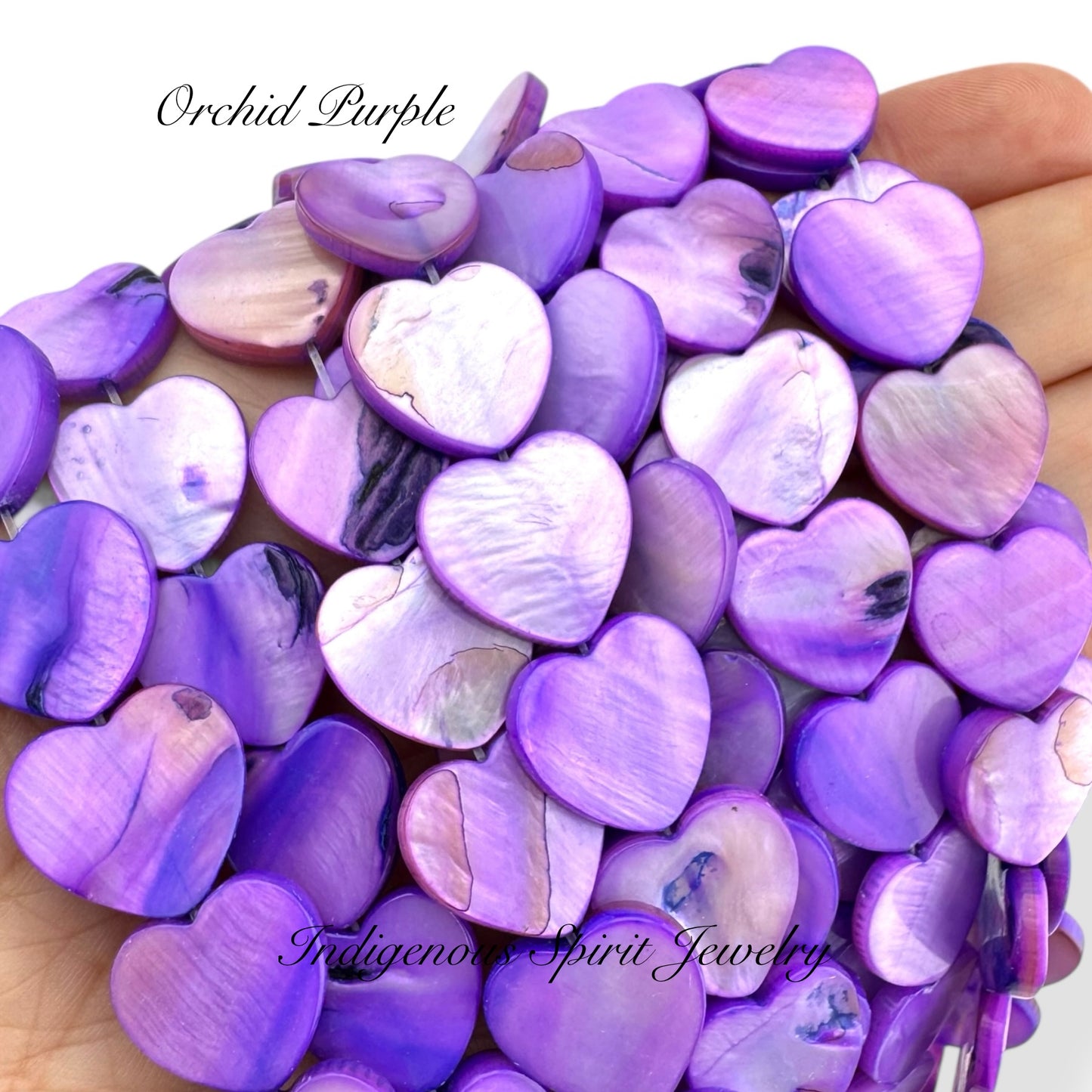 Mother Of Pearl Shell Hearts (15mm)