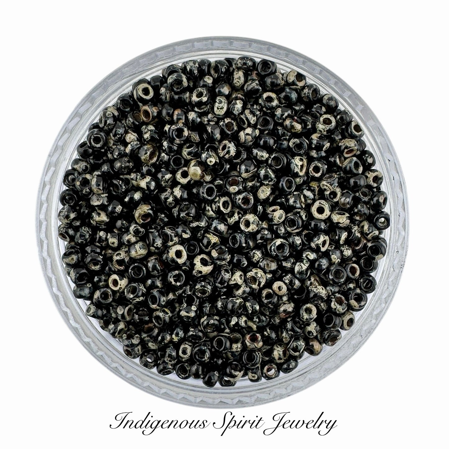 Smoky Black Matte Picasso 11/0 - Miyuki Round