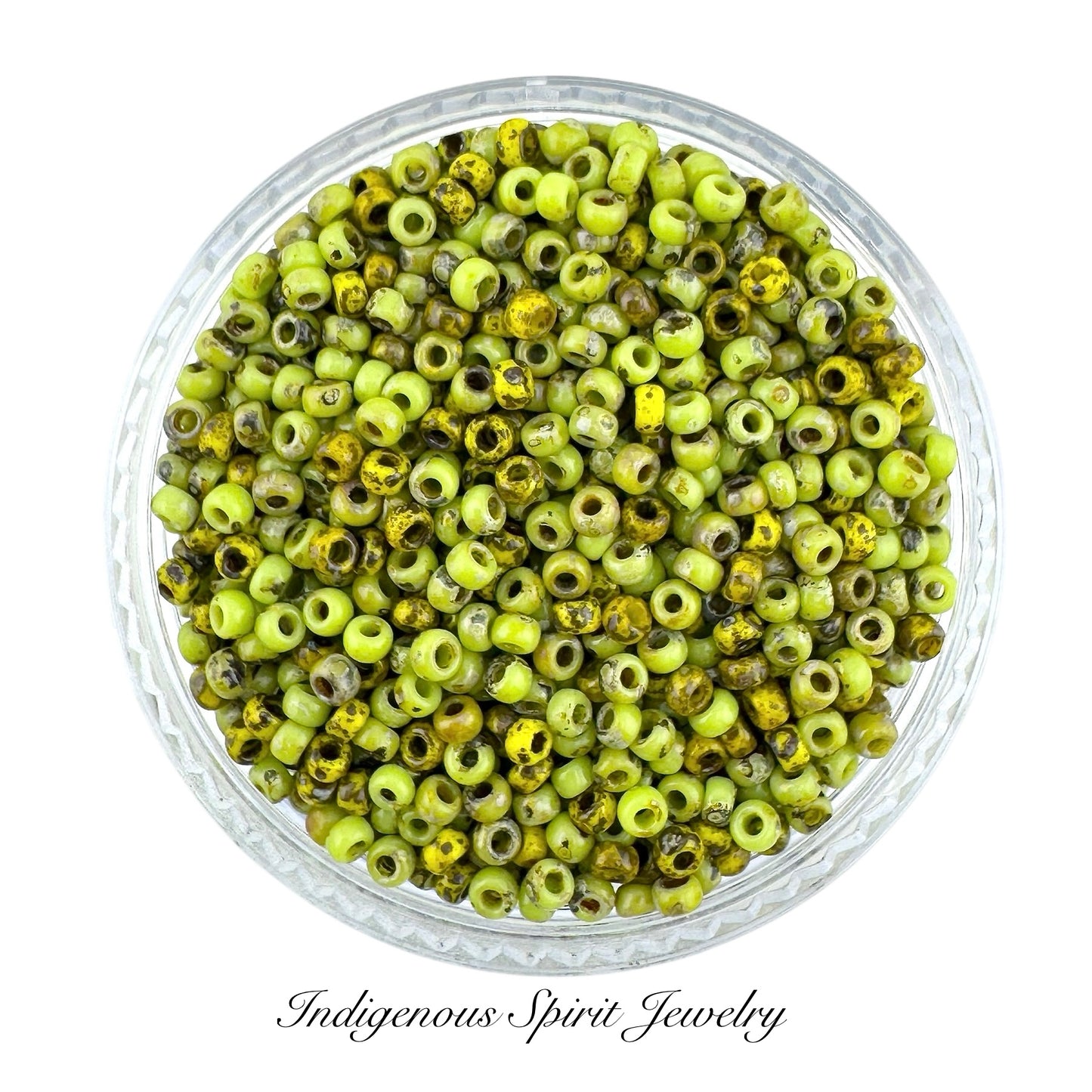 Chartreuse Matte Picasso 11/0 - Miyuki Round