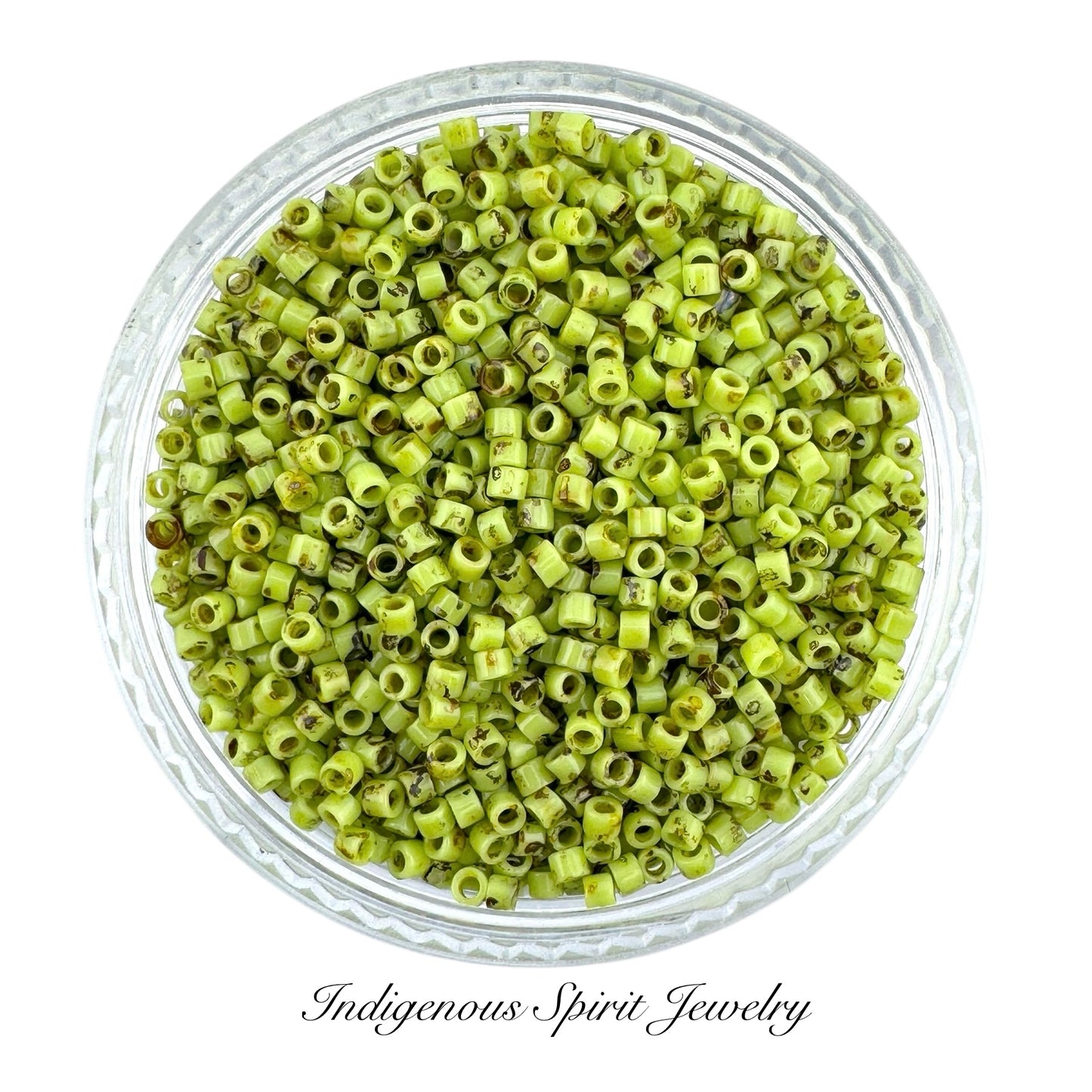 Chartreuse Matte Picasso 11/0 - Miyuki Delica 7.2G!!!!!!!!