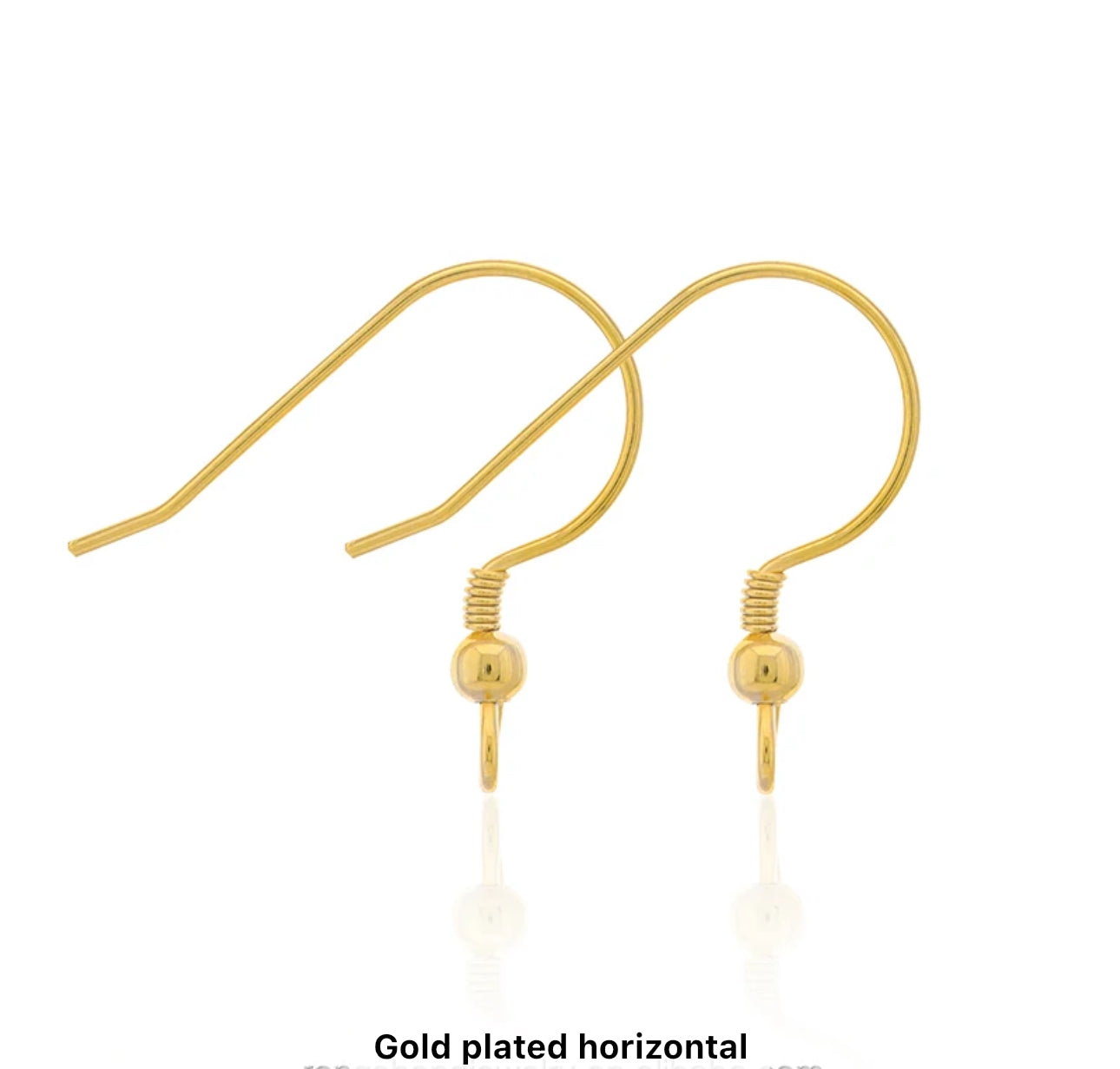 Surgical Stainless Steel Fish Hook Findings - vertical and horizontal hoops