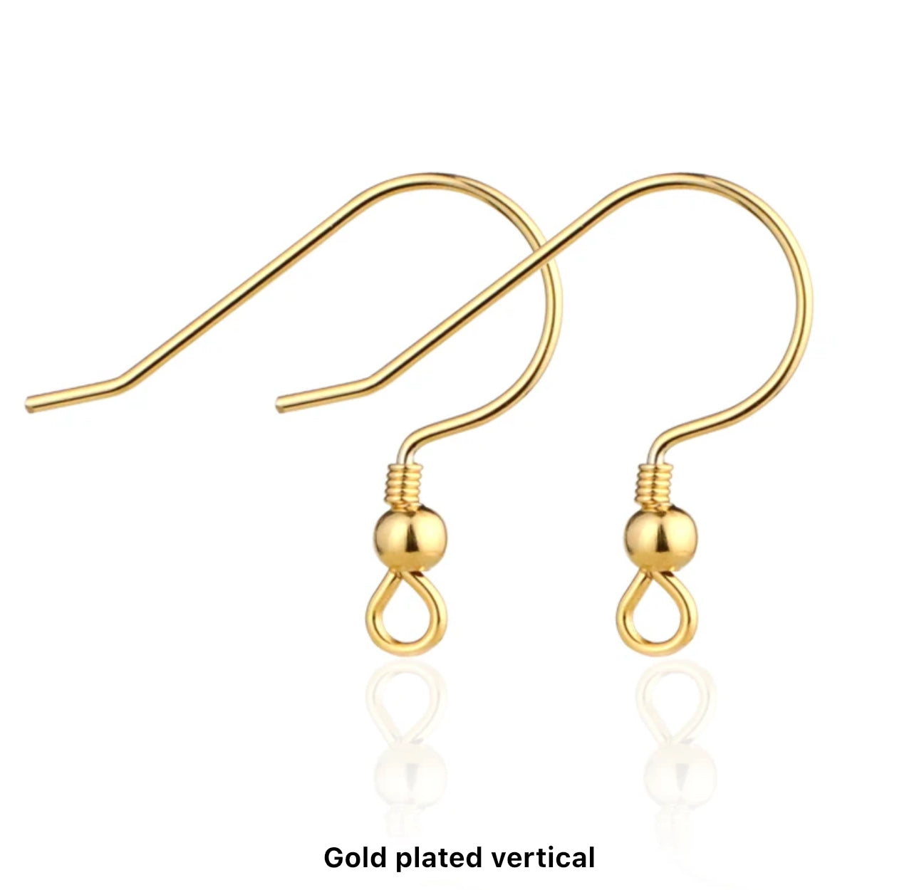 Surgical Stainless Steel Fish Hook Findings - vertical and horizontal hoops