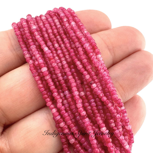 Ruby Opal - 2-Cut Charlotte Cut Beads