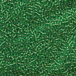 11/0 Silver Lined Light Green (DB046)- Miyuki Delica 7.2G!!! COMING SOON