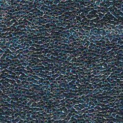 11/0 Lined Dark Blue AB (DB086) - Miyuki Delica 7.2G!!! COMING SOON