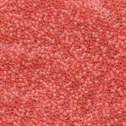 11/0 Lined Rose Pink AB (DB070) - Miyuki Delica 7.2G!!! COMING SOON