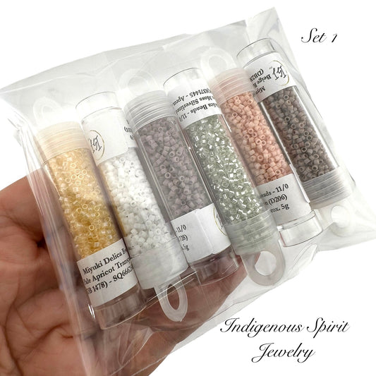 Miyuki Delica "Style" Bead Set - 6 tubes (SELL OFF) - Set 1