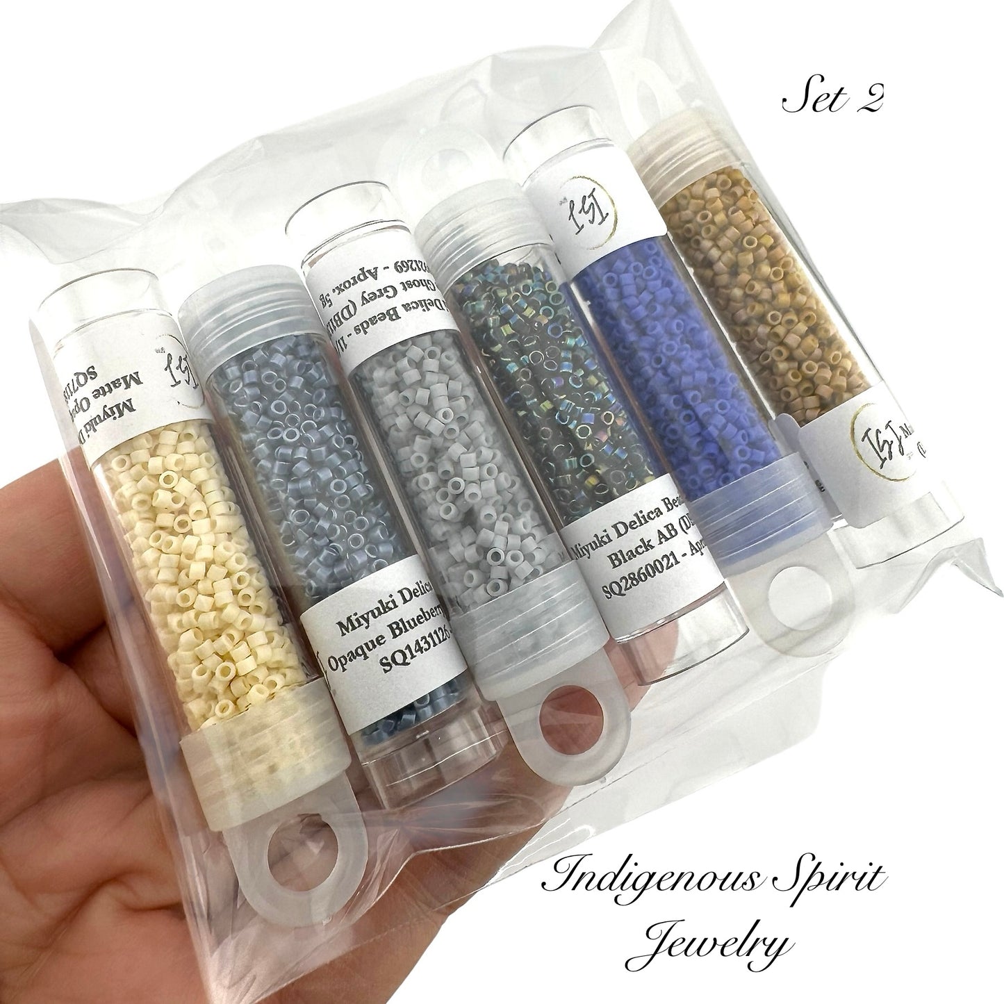 Miyuki Delica "Style" Bead Set - 6 tubes (SELL OFF) - Set 2
