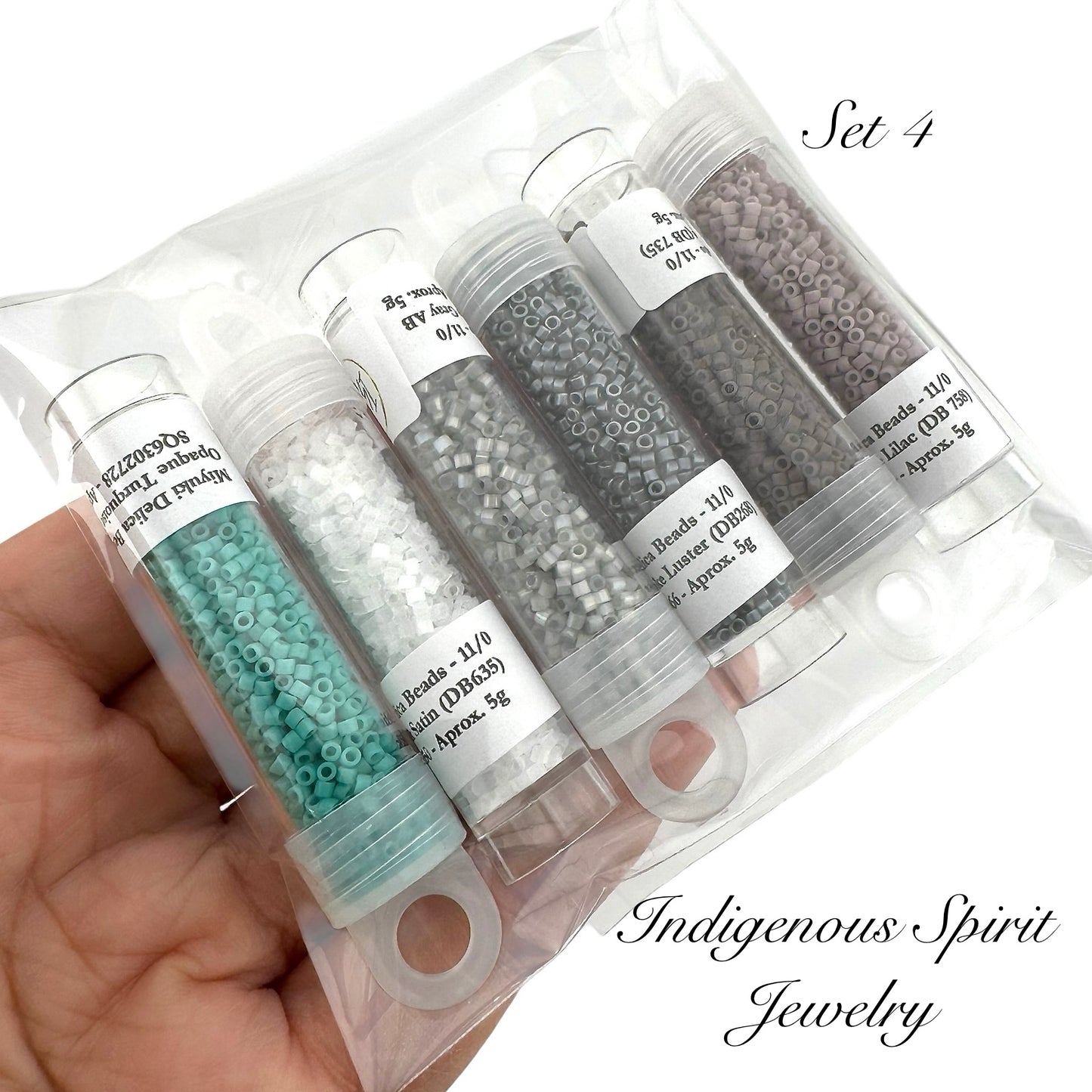 Miyuki Delica "Style" Bead Set - 6 tubes (SELL OFF) - Set 4