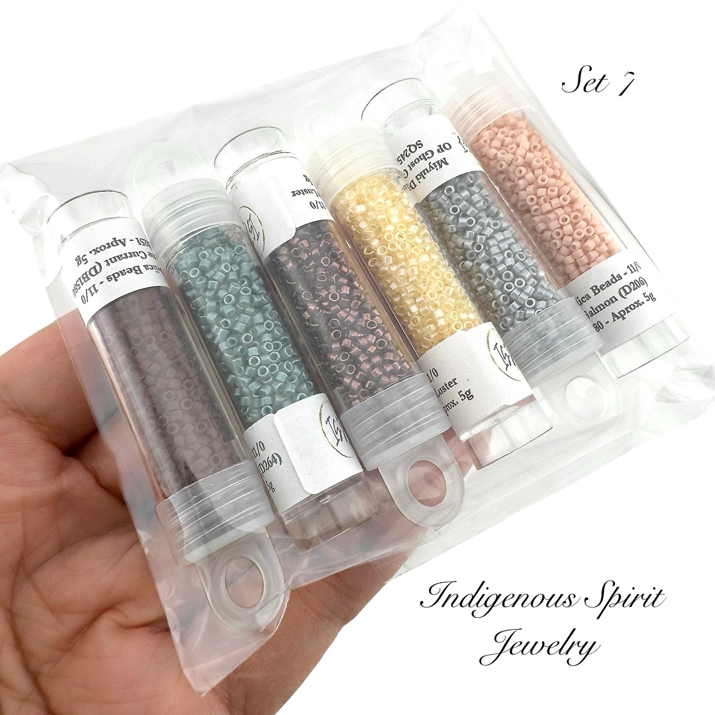 Miyuki Delica "Style" Bead Set - 6 tubes (SELL OFF) - Set 7