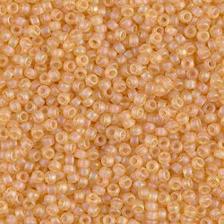 Matte Transparent Light Topaz AB 11/0 - Miyuki Round