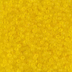 Matte Transparent Yellow 11/0 - Miyuki Round