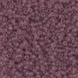 Matte Transparent Smoky Amethyst 11/0 - Miyuki Round