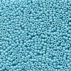 DURACOAT Opaque Dyed Aqua Blue 11/0 - Miyuki Round