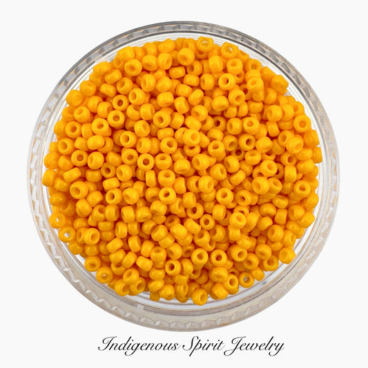 DURACOAT Opaque Dyed Yellow 11/0 - Miyuki Round
