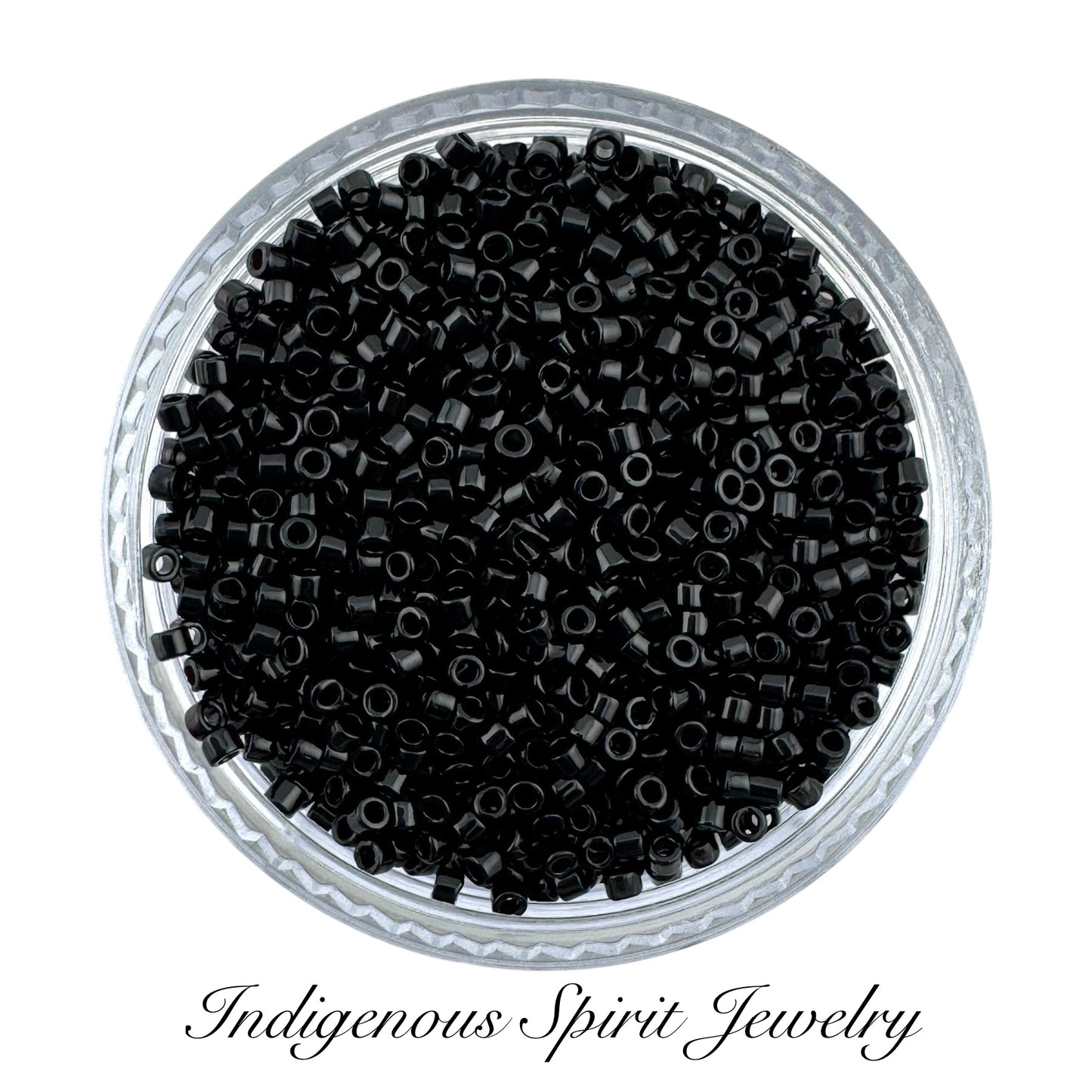 11/0 Opaque Black (DB010) - Miyuki Delica 7.2G!!!