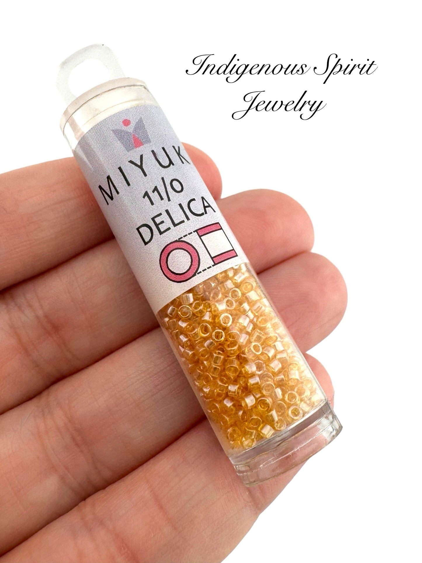 11/0 Transparent Light Topaz Luster (DB099) - Miyuki Delica 7.2G!!!
