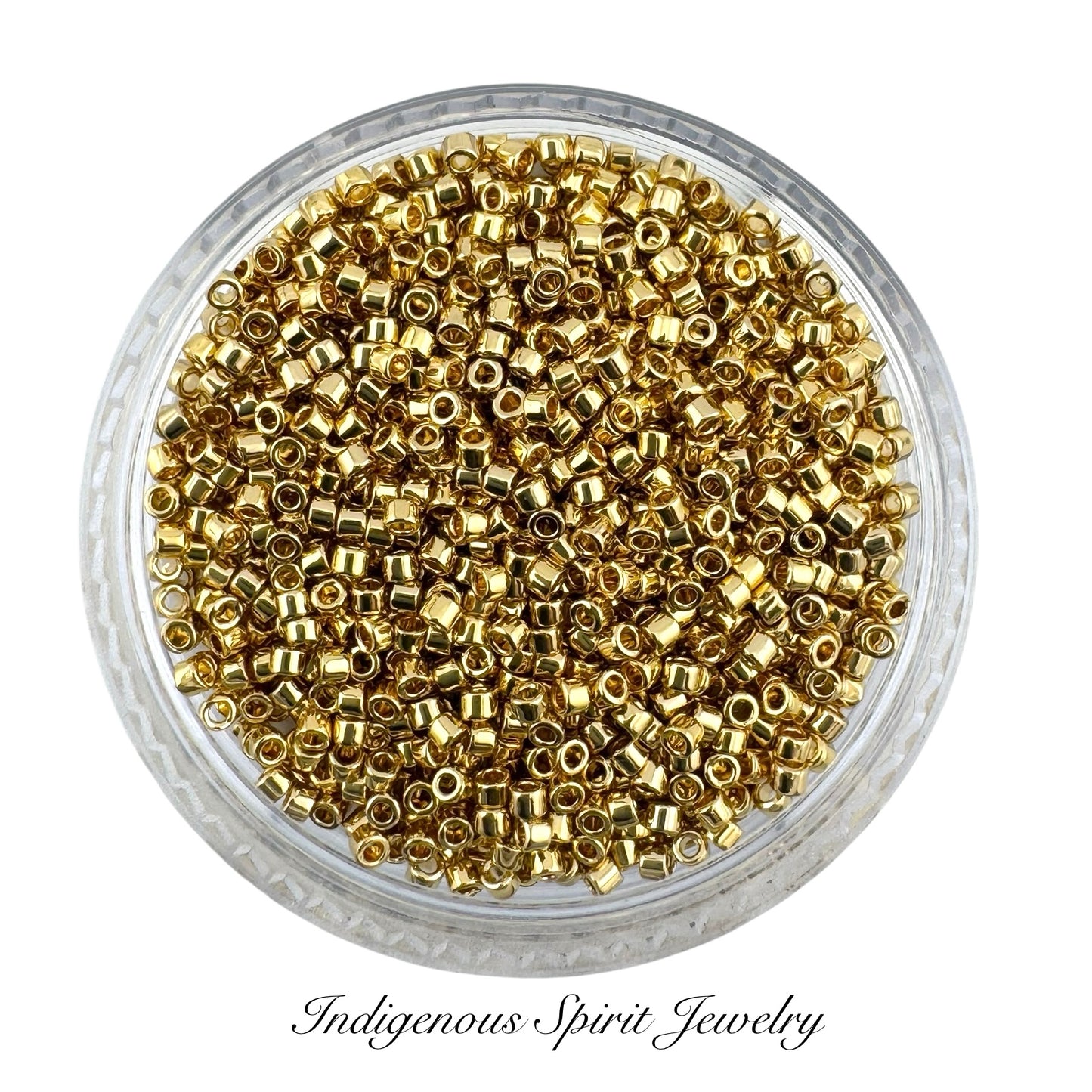 11/0 Light 24k Gold Plated (DB034) - Miyuki Delica 7.2G!!!