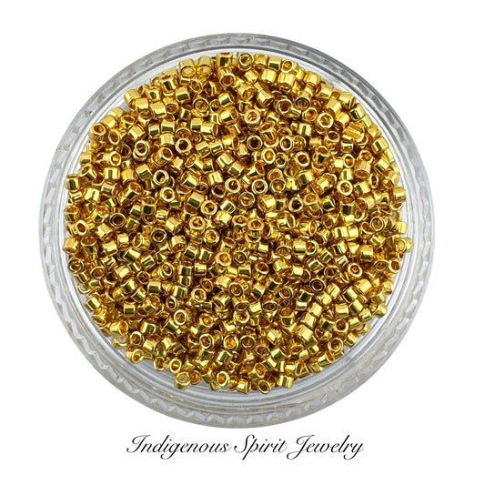 11/0 24k Gold Plated (DB031) - Miyuki Delica 7.2G!!!