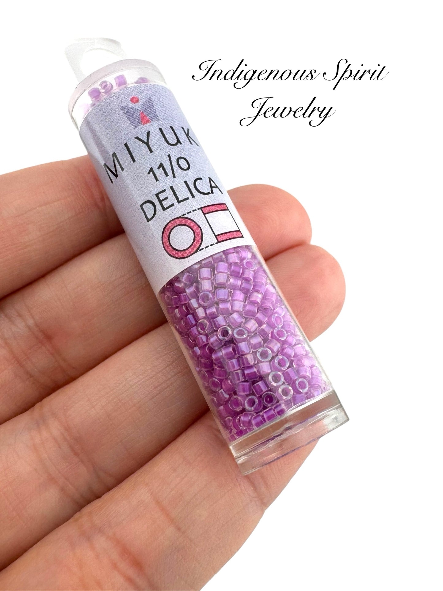 11/0 Lined Lilac AB (DB073) - Miyuki Delica 7.2G!!!