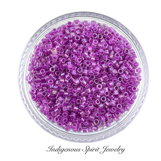 11/0 Lined Lilac AB (DB073) - Miyuki Delica 7.2G!!!