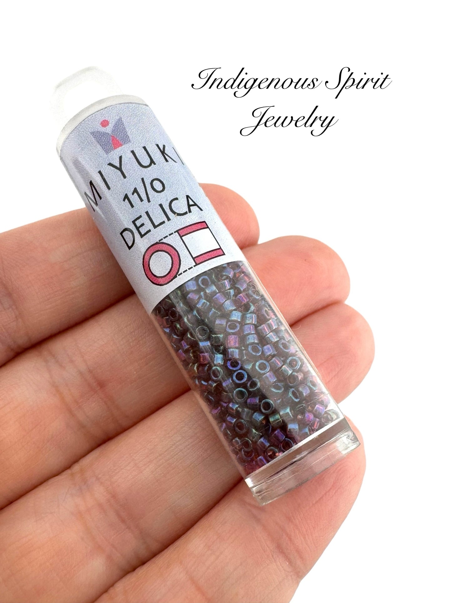 11/0 Transparent Raspberry AB (DB104) - Miyuki Delica 7.2G!!! COMING SOON