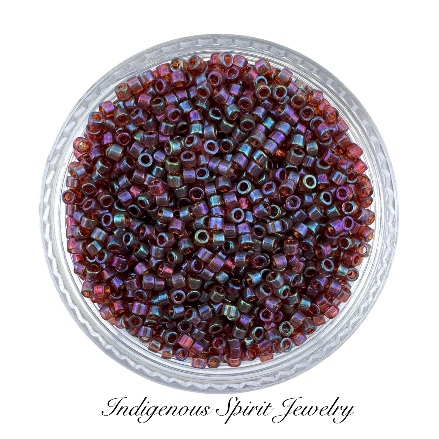 11/0 Transparent Raspberry AB (DB104) - Miyuki Delica 7.2G!!! COMING SOON