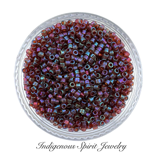 11/0 Transparent Raspberry AB (DB104) - Miyuki Delica 7.2G!!! COMING SOON