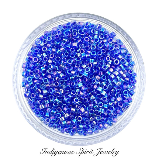 11/0 Lined Blue Violet AB (DB063) - Miyuki Delica 7.2G!!!