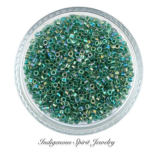 11/0 Lined Light Seafoam AB (DB084) - Miyuki Delica 7.2G!!!
