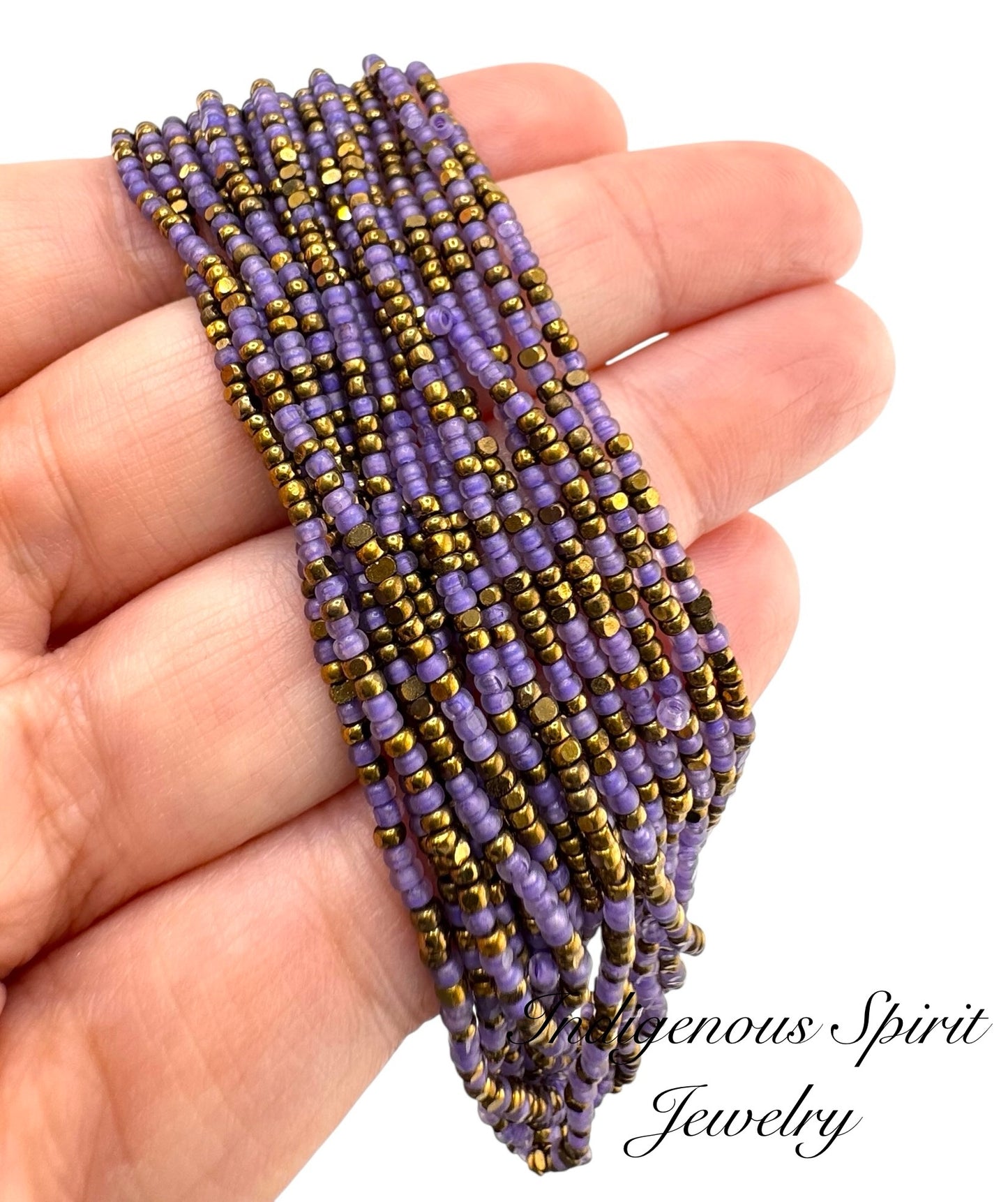 Matte Violet Designer Mix - Sheen 2 Cut Charlotte Cut Beads (11/0)