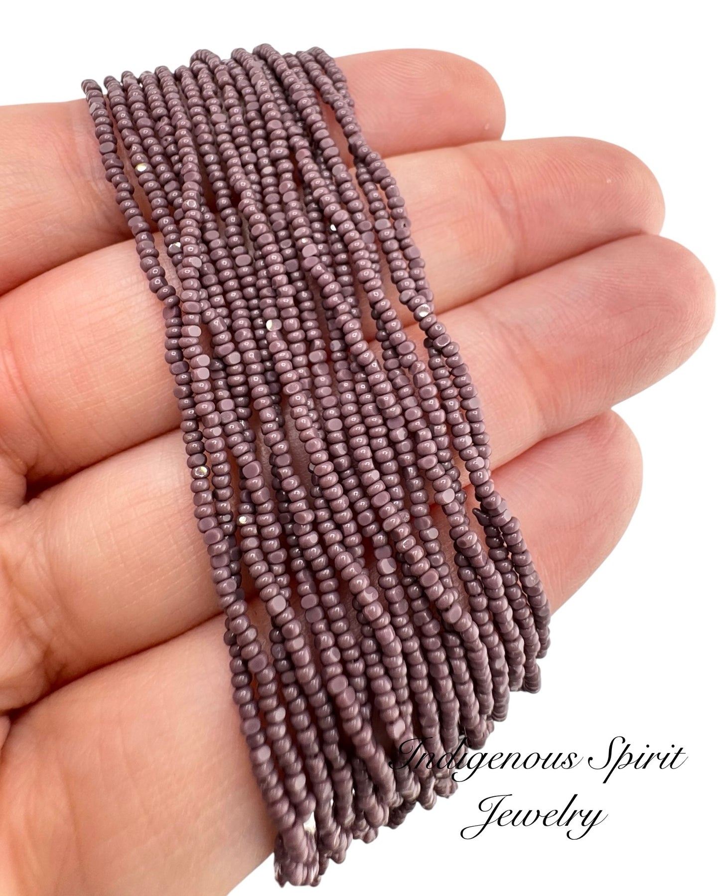 Opaque Amethyst Charlotte Cut Beads 13/0