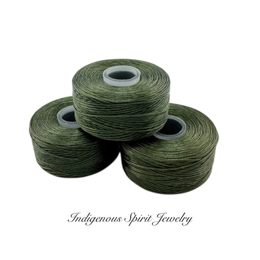 Olive Coats Nymo D Thread Bobbin (75y or 68.5m) 50% SELL OFF