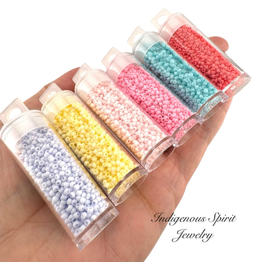 Clearance Fun Spring Colour 6 Piece Set 3 - Fancy Glass Beads - 60g total!