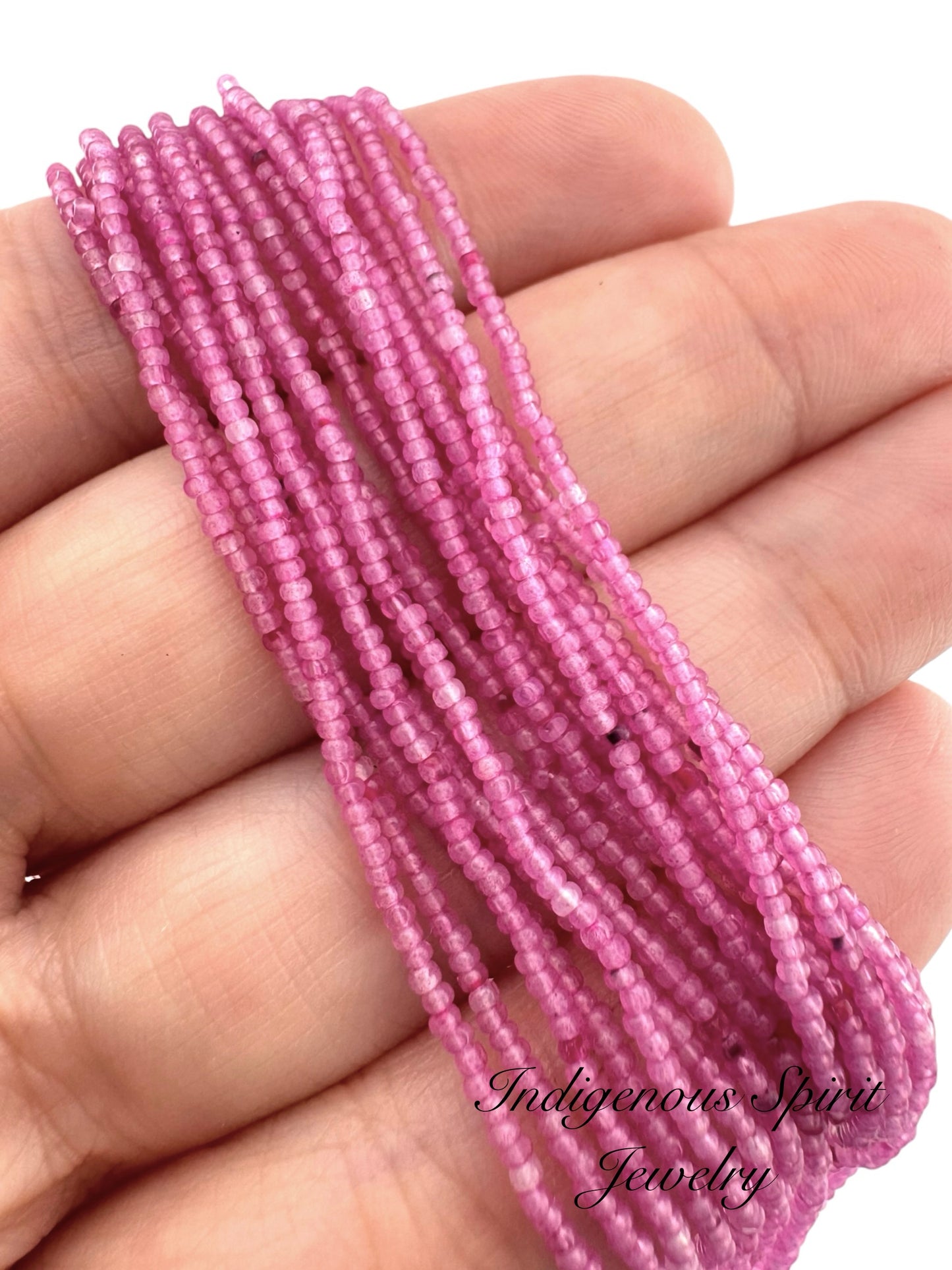 Rouge Pink Opal Charlotte Cut Beads 13/0