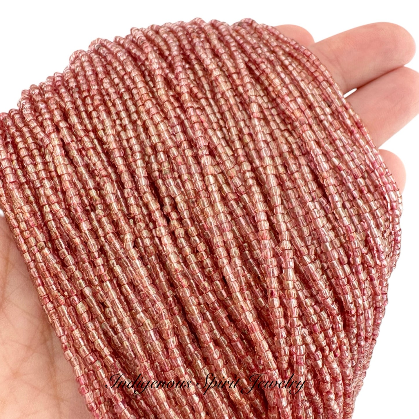 Rose Glow 3-cut Preciosa Czech Seed Beads (9/0)