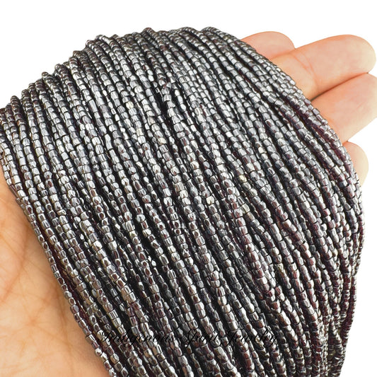 Dark Amethyst Luster 3-cut Preciosa Czech Seed Beads (9/0)