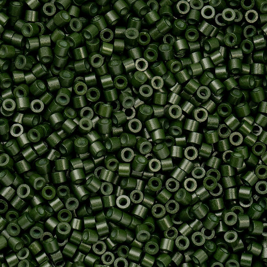 Opaque Forest Green Cylin Beads - 25g Bag COMING SOON