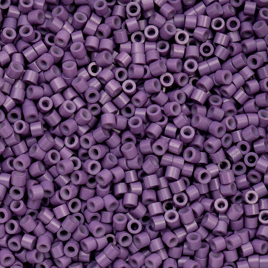 Opaque Dark Mauve Cylin Beads - 25g Bag