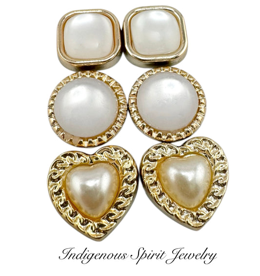 Circles, Squares & Hearts - Mini Collection Cabochons