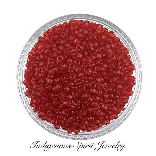 Transparent Ruby 11/0 - Miyuki Round