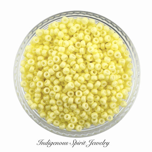 DURACOAT Opaque Dyed Pale Yellow 11/0 - Miyuki Round
