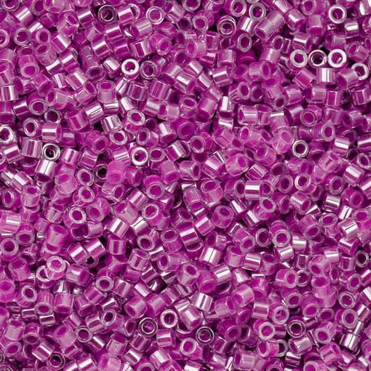 Grape Neon Cylin Beads - 25g Bag