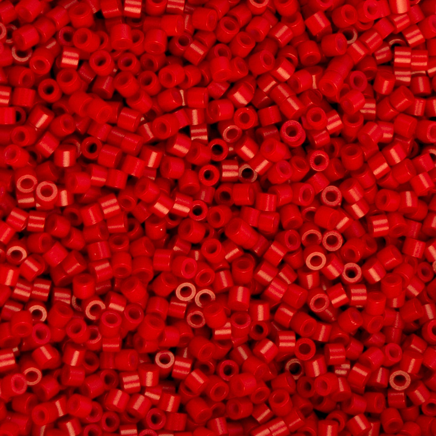 Dark Red Matte Cylin Beads - 25g Bag