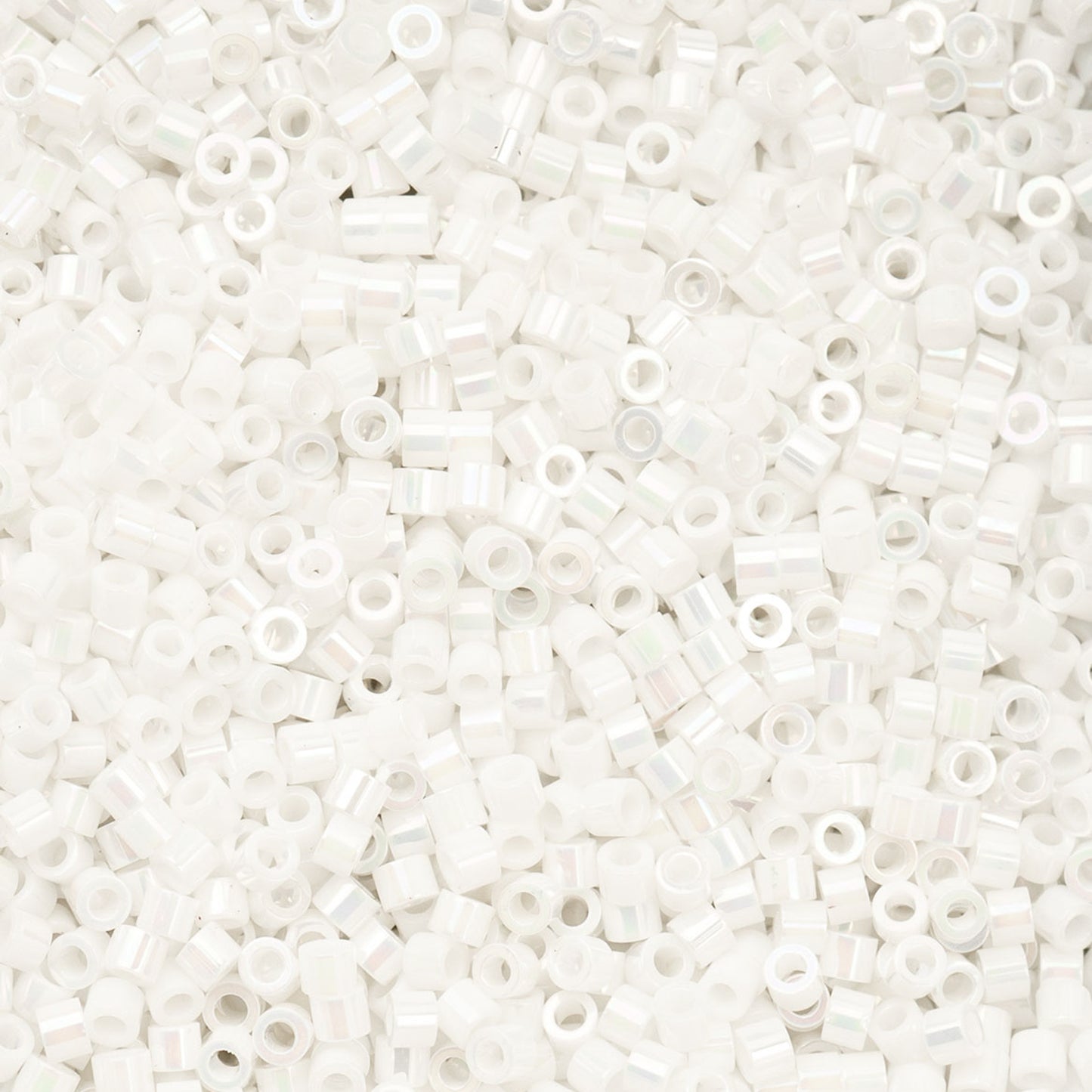 White Pearl AB Cylin Beads - 25g Bag COMING SOON