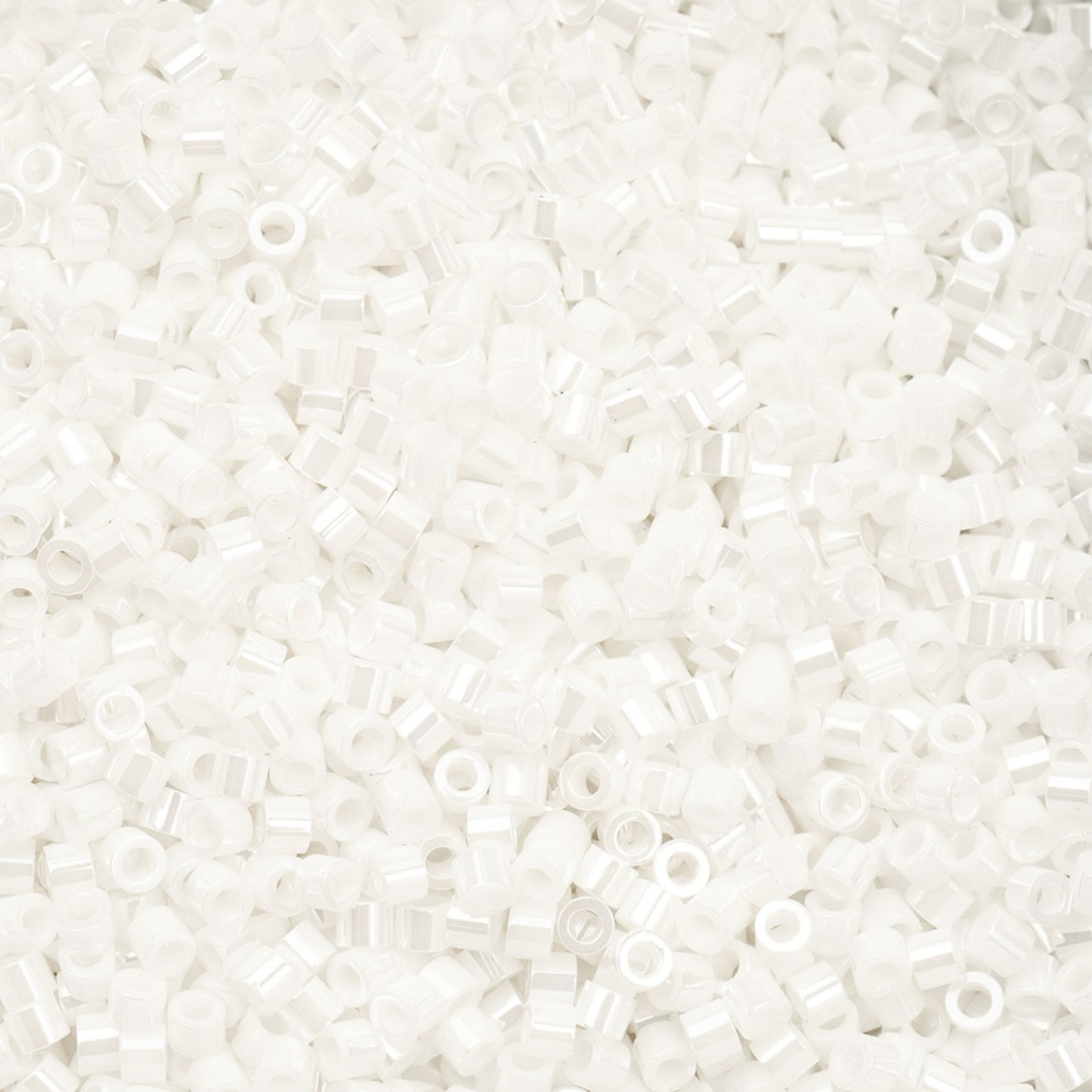 White Pearl Luster Cylin Beads - 25g Bag COMING SOON