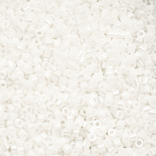 White Pearl Luster Cylin Beads - 25g Bag COMING SOON