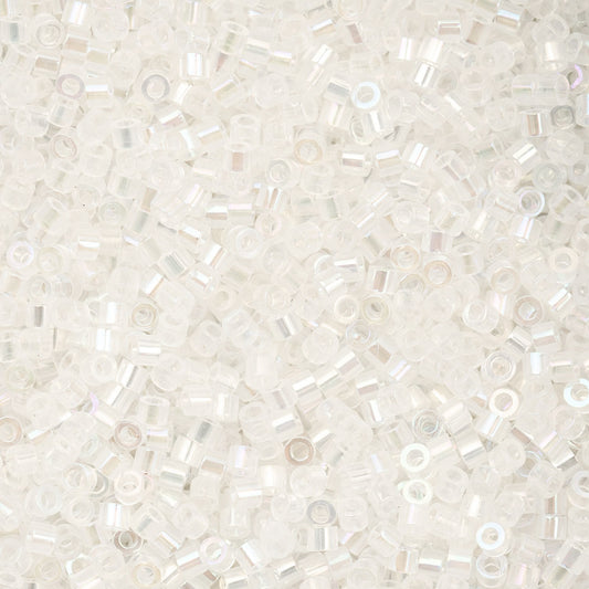 White Opal AB Cylin Beads - 25g Bag COMING SOON