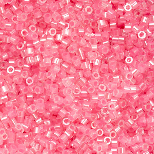 Dark Crystal Pink Lined Ceylon Cylin Beads - 25g Bag COMING SOON