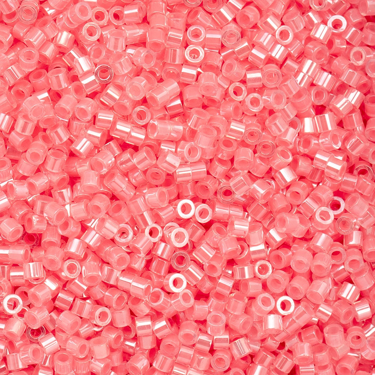 Rose-Pink AB Lined Cylin Beads - 25g Bag COMING SOON